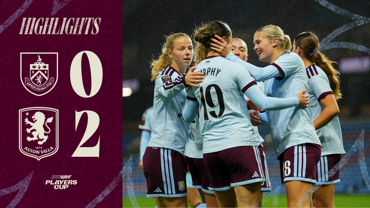 HIGHLIGHTS | Burnley FC Women vs Aston Villa Women - Subway Players Cup