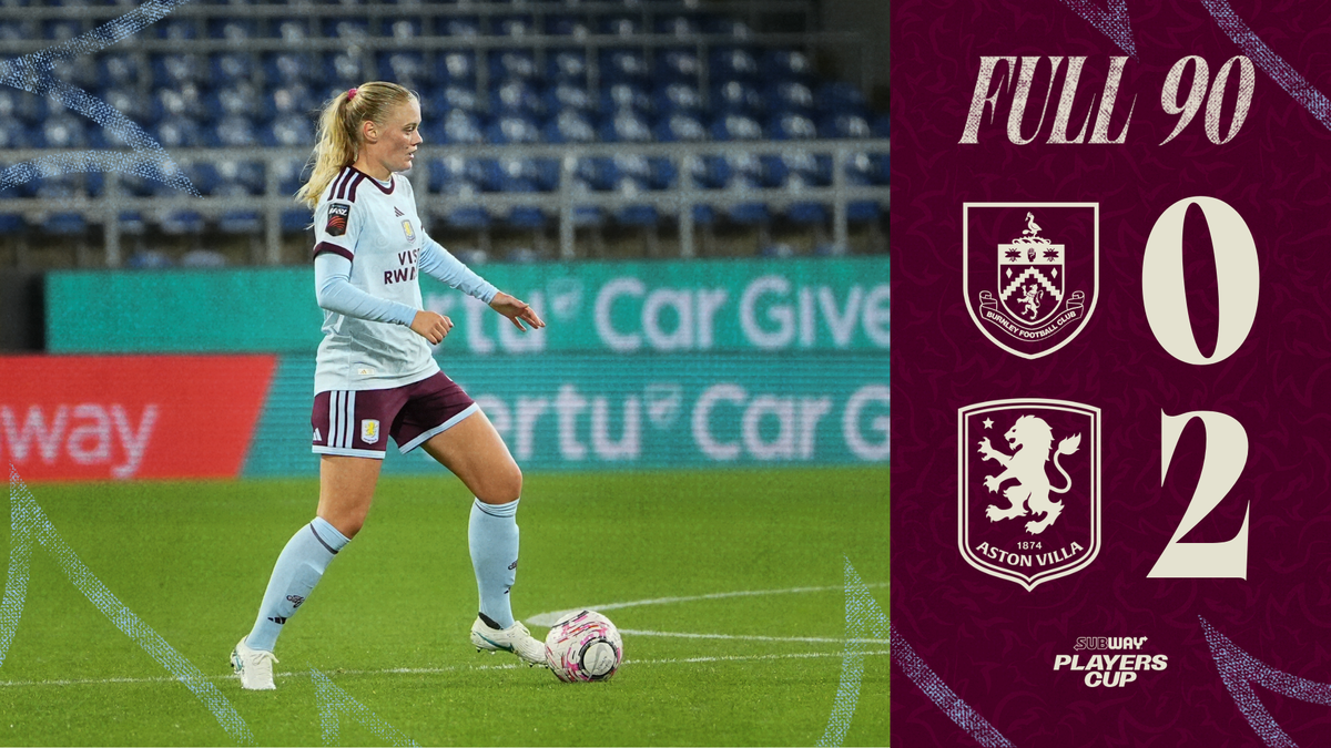 FULL 90 | Burnley FC Women vs Aston Villa Women - Subway Players Cup
