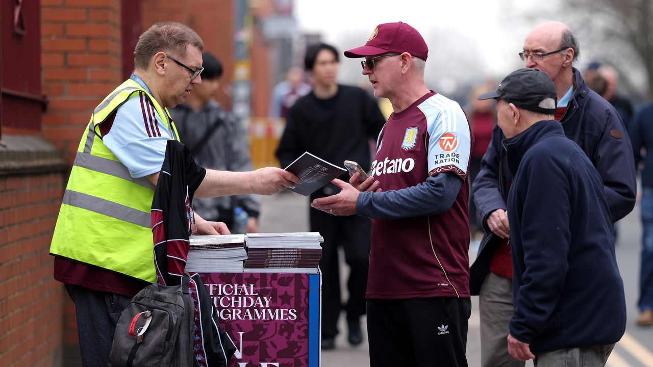 Submit a message for the matchday programme