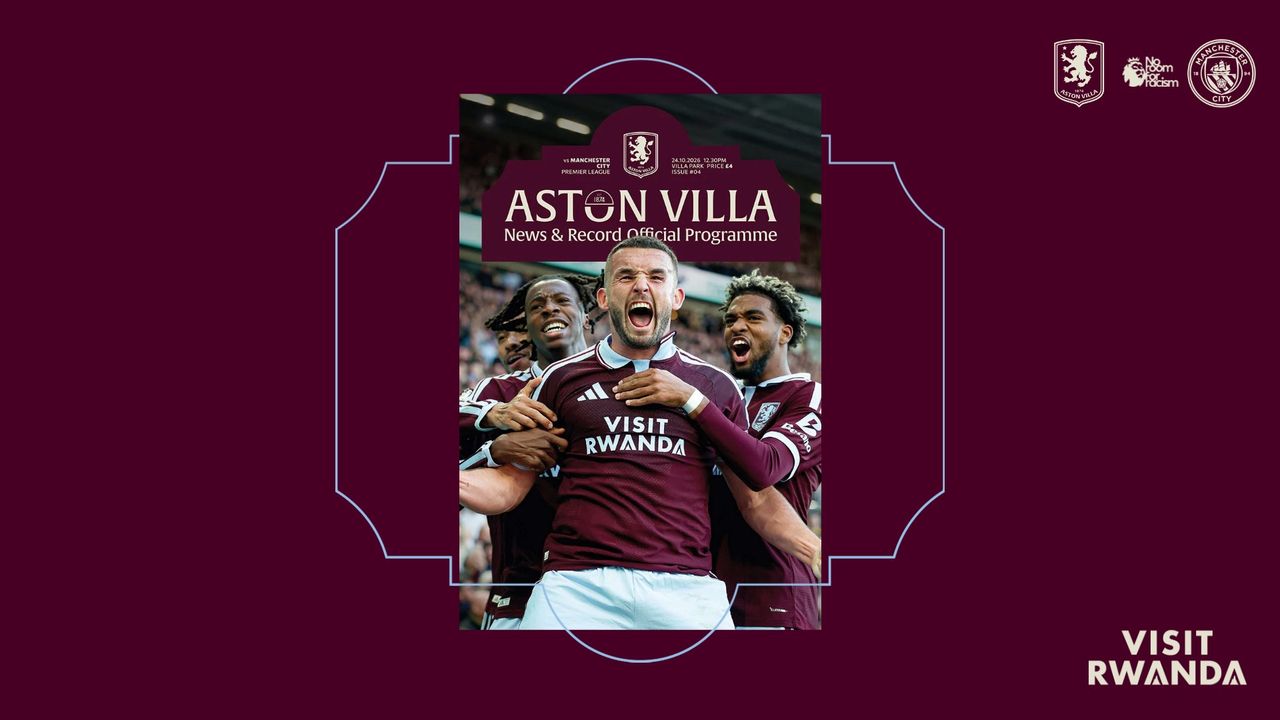 Inside the matchday programme for Man City