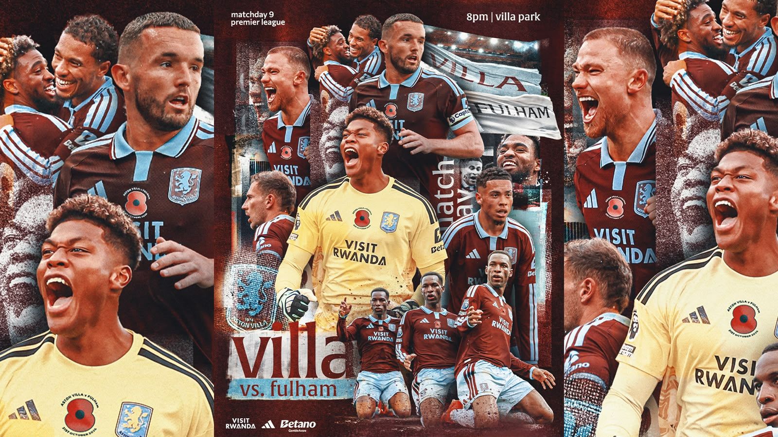 Saturday night at Villa Park