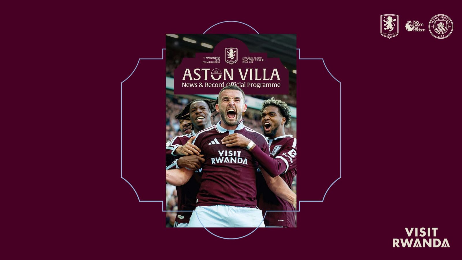 Inside the matchday programme for Man City