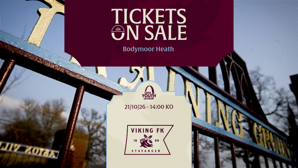 Viking UEFA Youth League ticket details